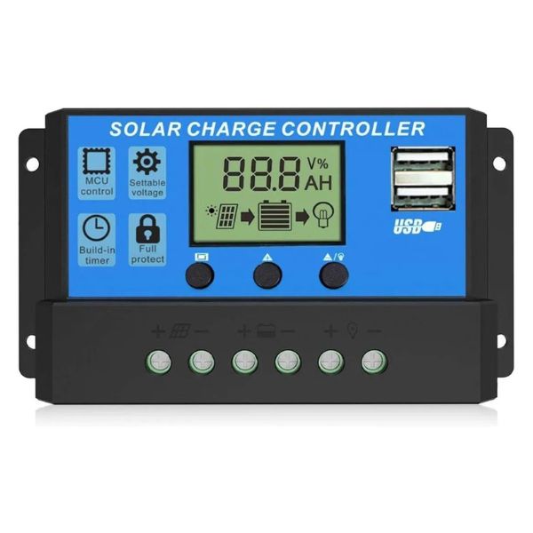 Solar Touch Digital Control 30A Intelligent LCD Solar Controller – Aerobots
