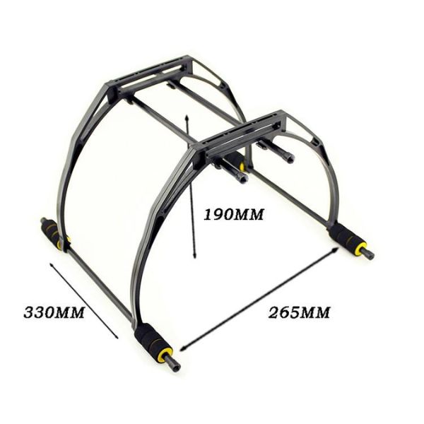 F450 F550 Frame Landing Gear Landing Skid aerobots.in