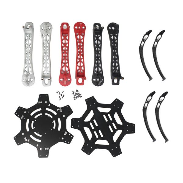 F550 Q550 Hexa-Copter Frame, Landing Gears and Integrated PCB Kit.aerobots.in