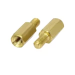 Male-Female Brass Hex Threaded Pillar Standoff Spacer Aerobots.in