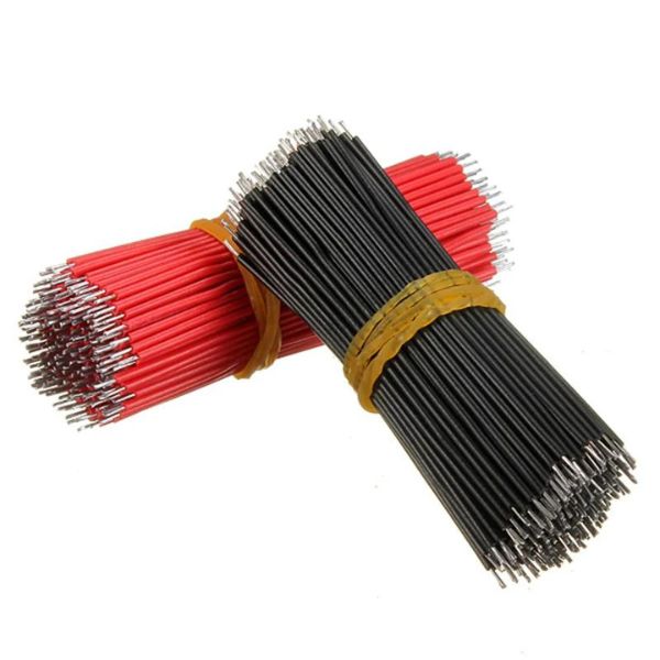 aerobots 400pcs-set-Tin-Plated-Breadboard-Jumper-Cable-Wire-6cm-For-Arduino-Red-Black