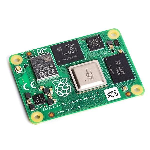 Raspberry Pi Compute Module 4 with 4GB RAM, 32GB eMMC, (Wireless ...